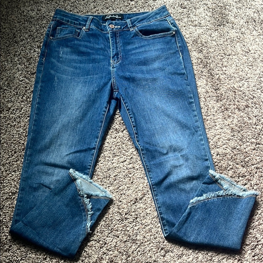 Women's Blue Jeans Charlie’s Size 8